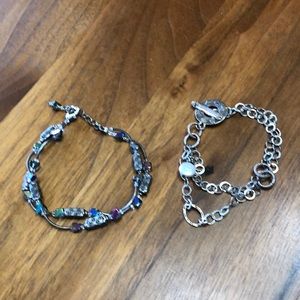 Pair of artisan made bracelets